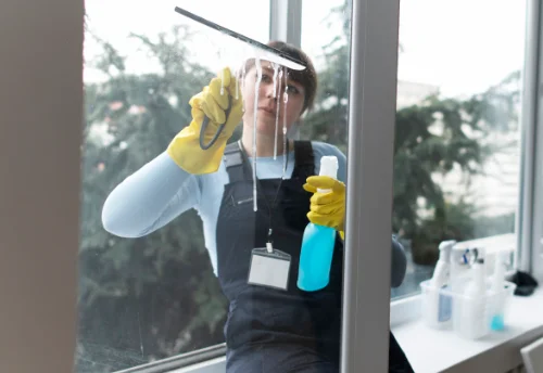 Nettoyage de vitres intérieures et extérieures à la Chapelle-Thouarault